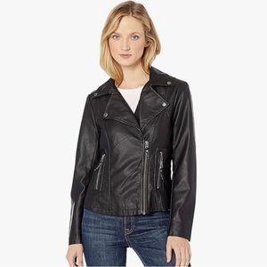 Faux leather jacket